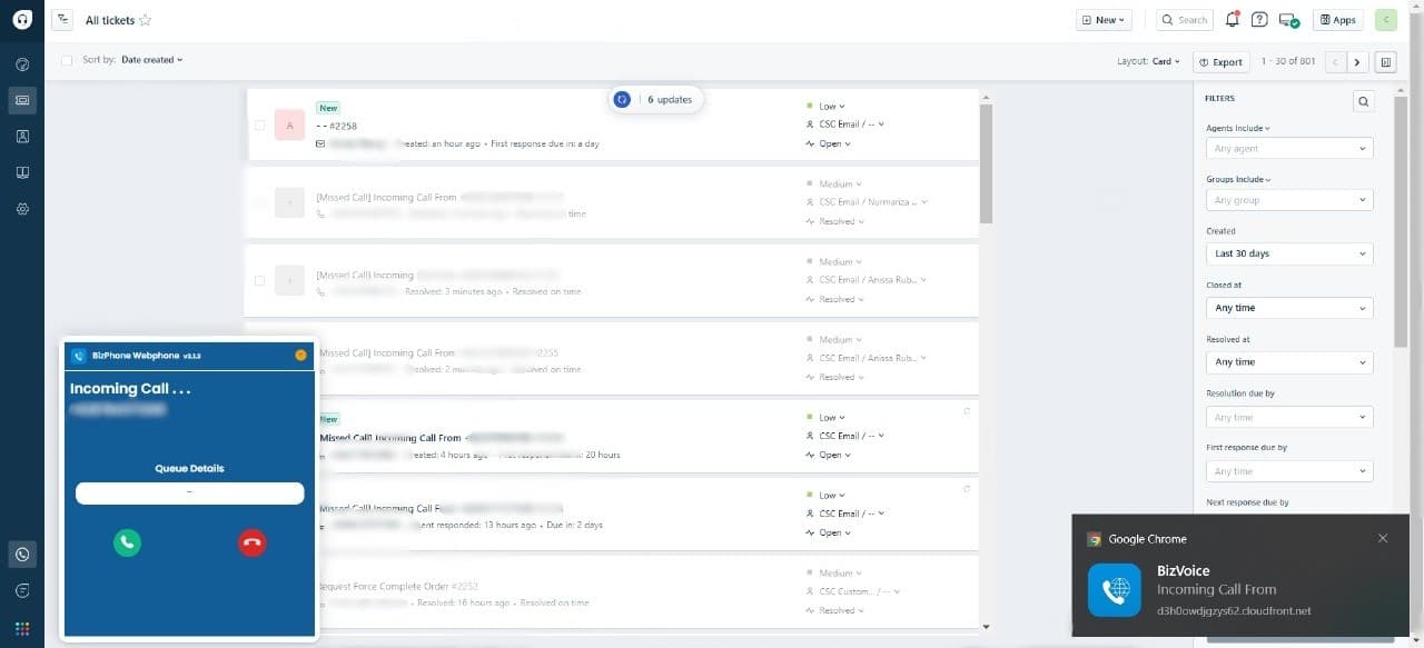 Freshdesk CTI